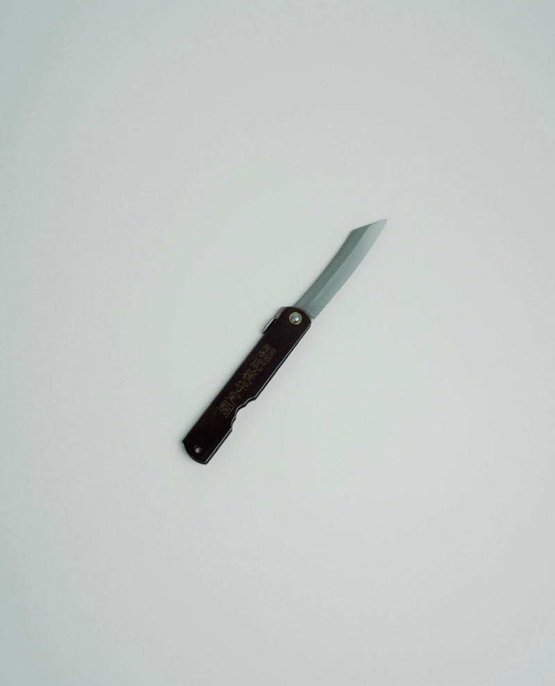 Small Zenkou Full Steel Knife (Black)